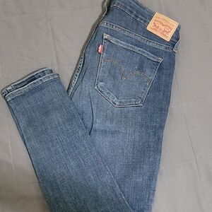 Levi's Mid-Blue Denim Jeans with Red Tab